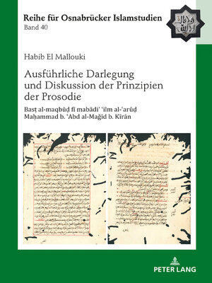 cover image of Ausfuehrliche Darlegung und Diskussion der Prinzipien der Prosodie